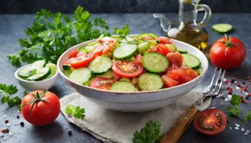 Cucumber Tomato Salad