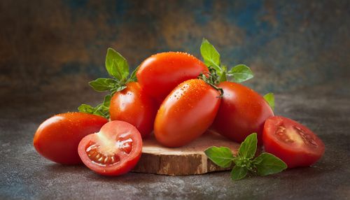 Roma tomatoes fruit