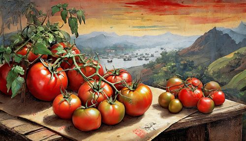 tomatoes sales on asia on 17-th century